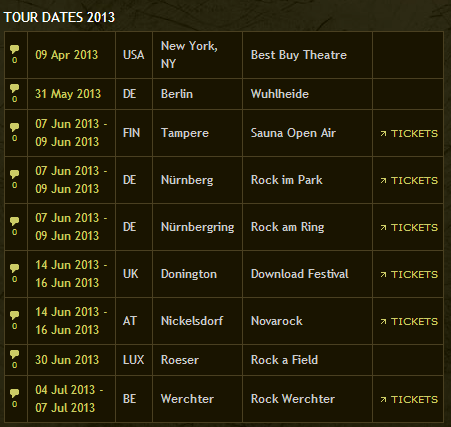 Volbeat Printscreen