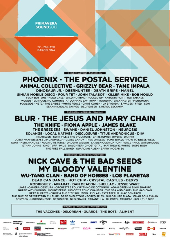 Poster Primavera Sound