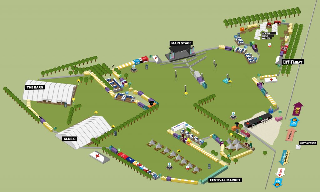 Festivalmap Rock Werchter 2015