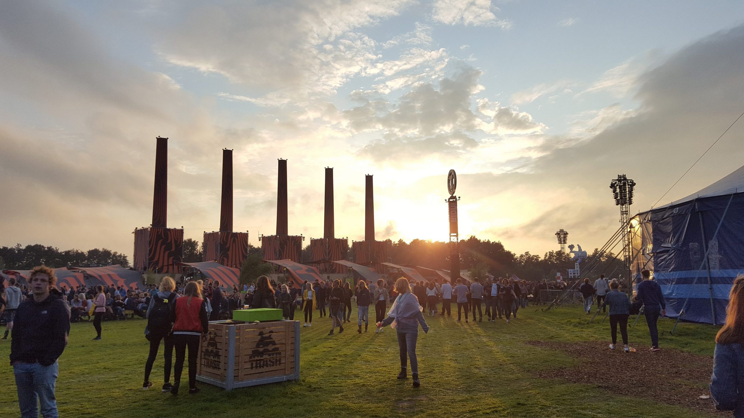 Lowlands schoorstenen