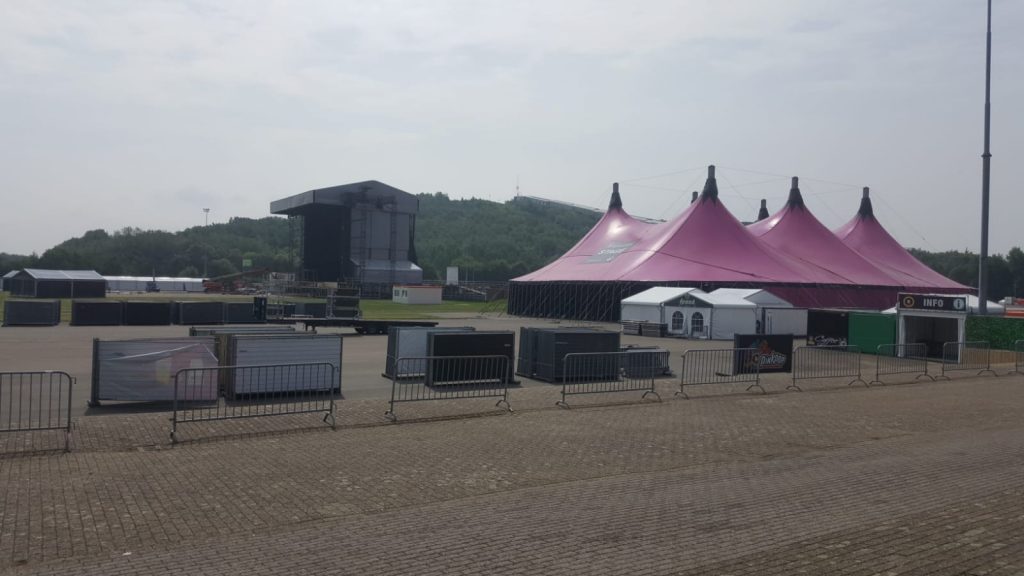 Pinkpop opbouw