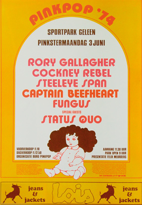 Pinkpop affiche 1974