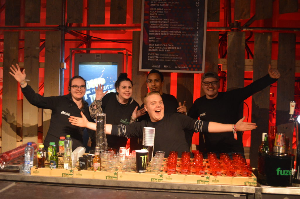 Werken op festivals