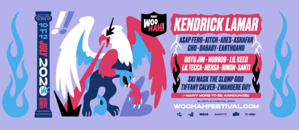 WOO HAH! 2020 eerste poster