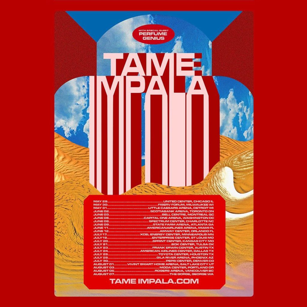 Tame Impala tourschema