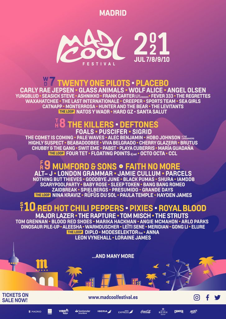 Mad Cool 2021 Poster