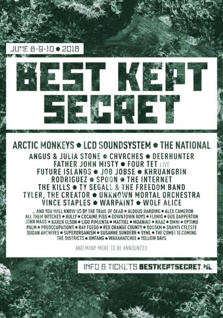 Best Kept Secret 2018 Poster