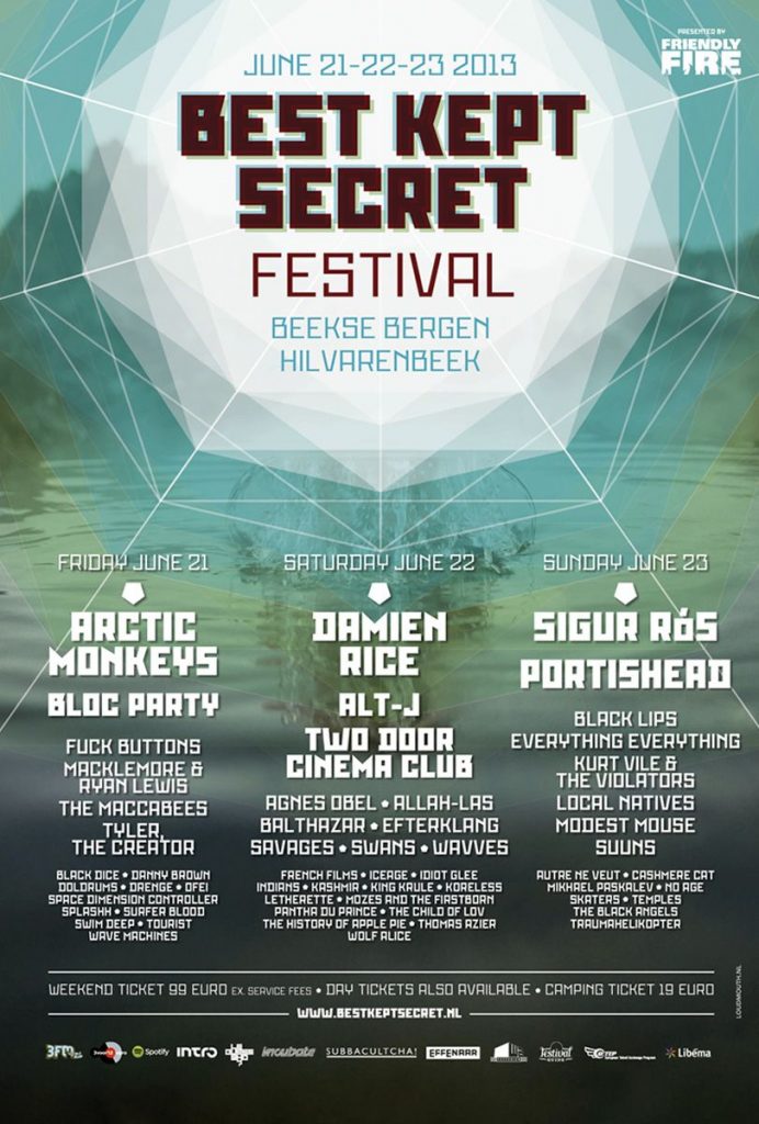 Best Kept Secret 2013 Poster