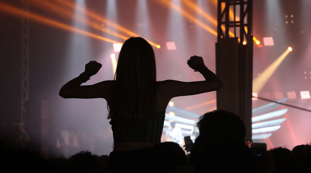 A festival goer at Solidays 2018 - (c) Raphaëlle Poisot