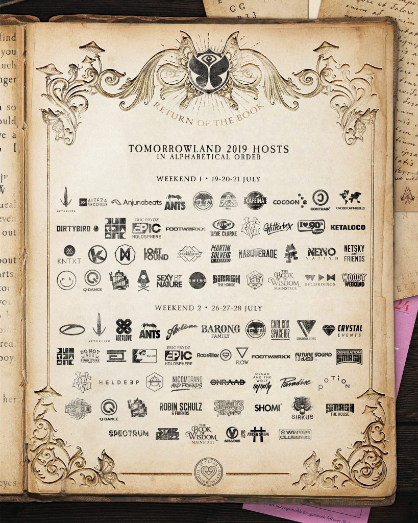 Tomorrowland Belgium 2019 Poster