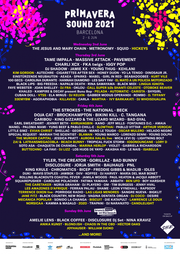Primavera Sound 2021 Poster