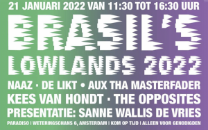 No Guts No Glory organiseert mini-Lowlands voor zieke Brasil met o.a. The Opposites en Kees van Hondt