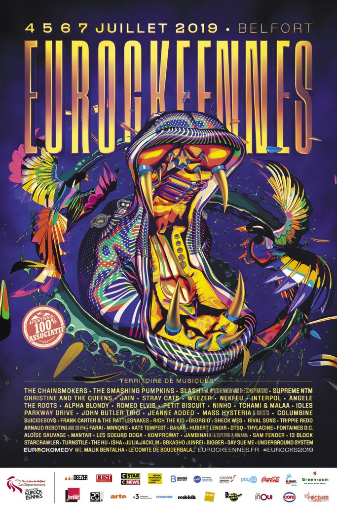 Les Eurockéennes de Belfort 2019 Poster