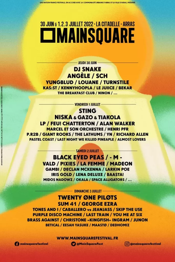 Main Square Festival 2022 Poster
