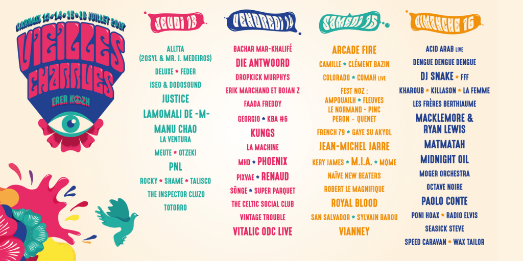 Les Vieilles Charrues 2017 Poster