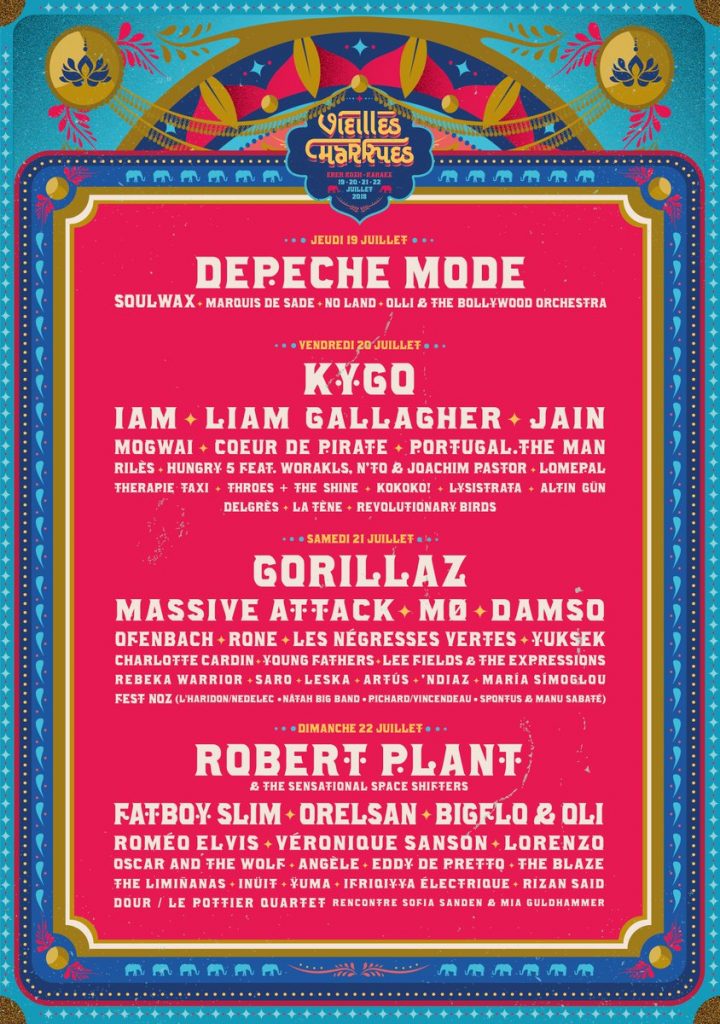 Les Vieilles Charrues 2018 Poster