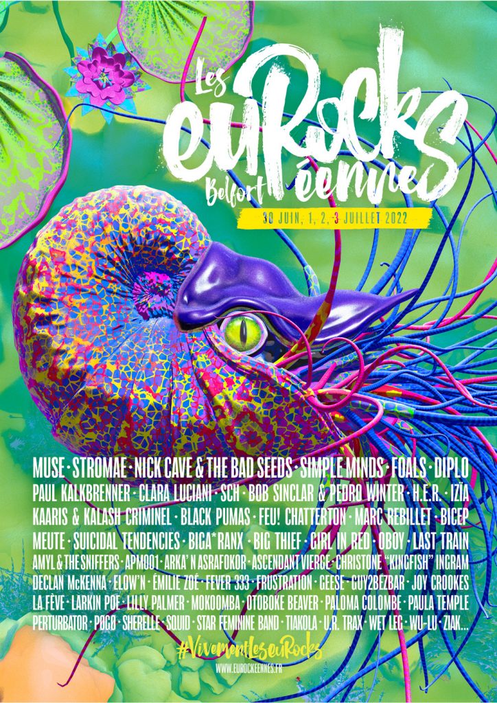 Les Eurockéennes de Belfort 2022 Poster