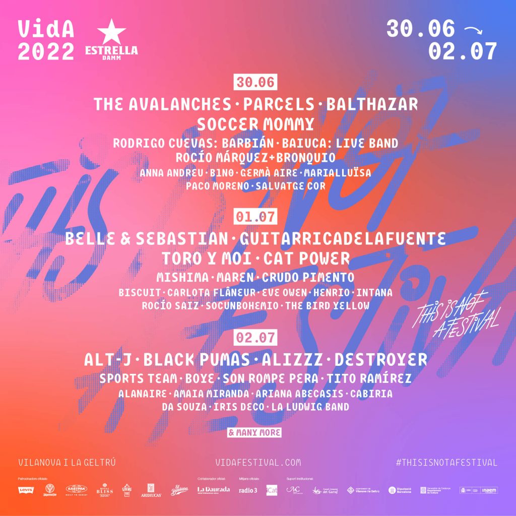 Vida Festival 2022 Poster