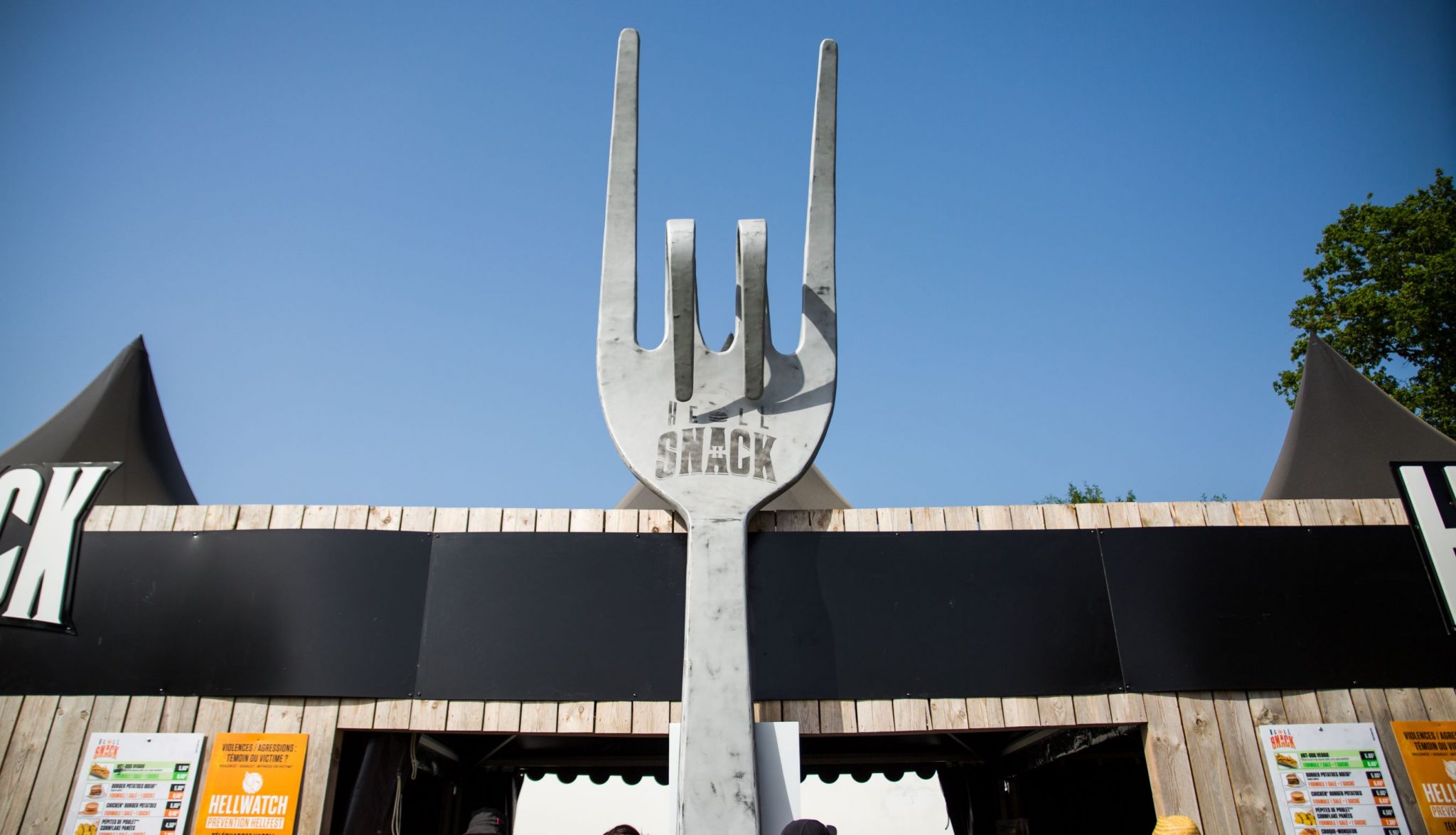 Hellfest 2022 food court