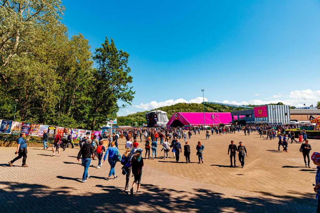 Pinkpop terrein ingang