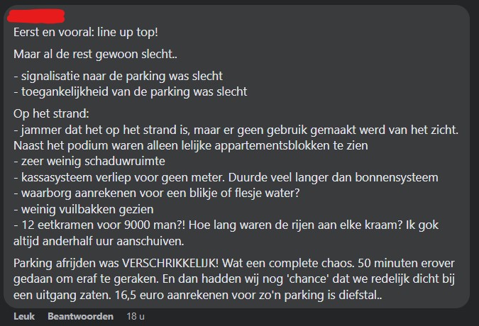 Live is Live 2022 logistiek