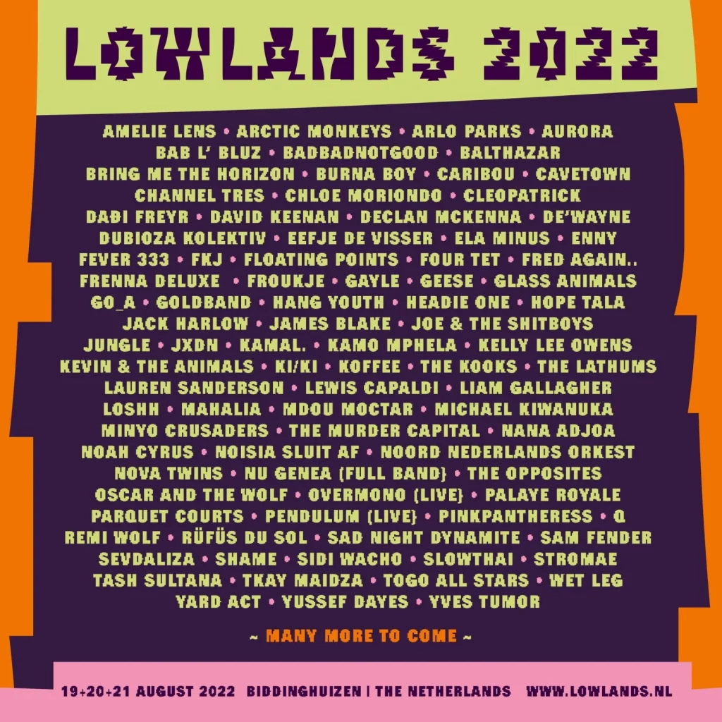 line-up posters