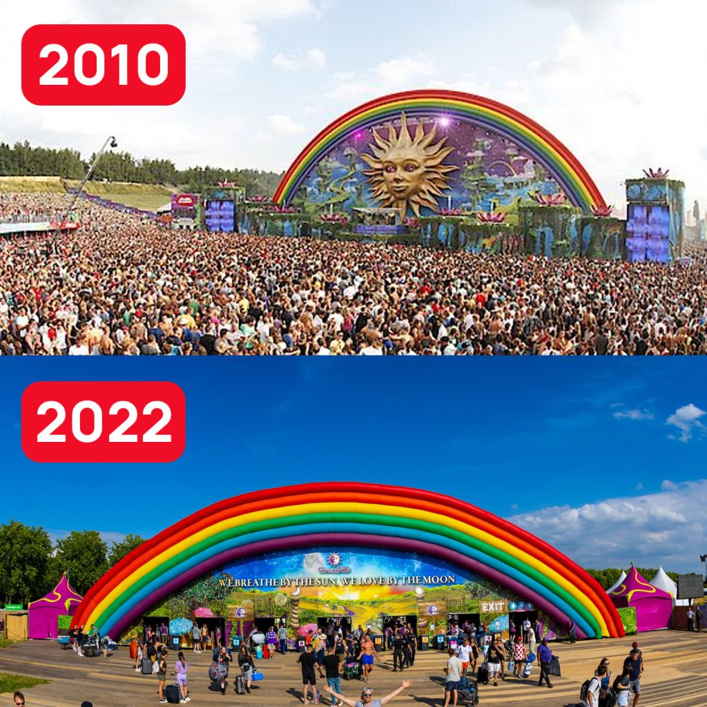 Recycle podium - Tomorrowland 2010 2022