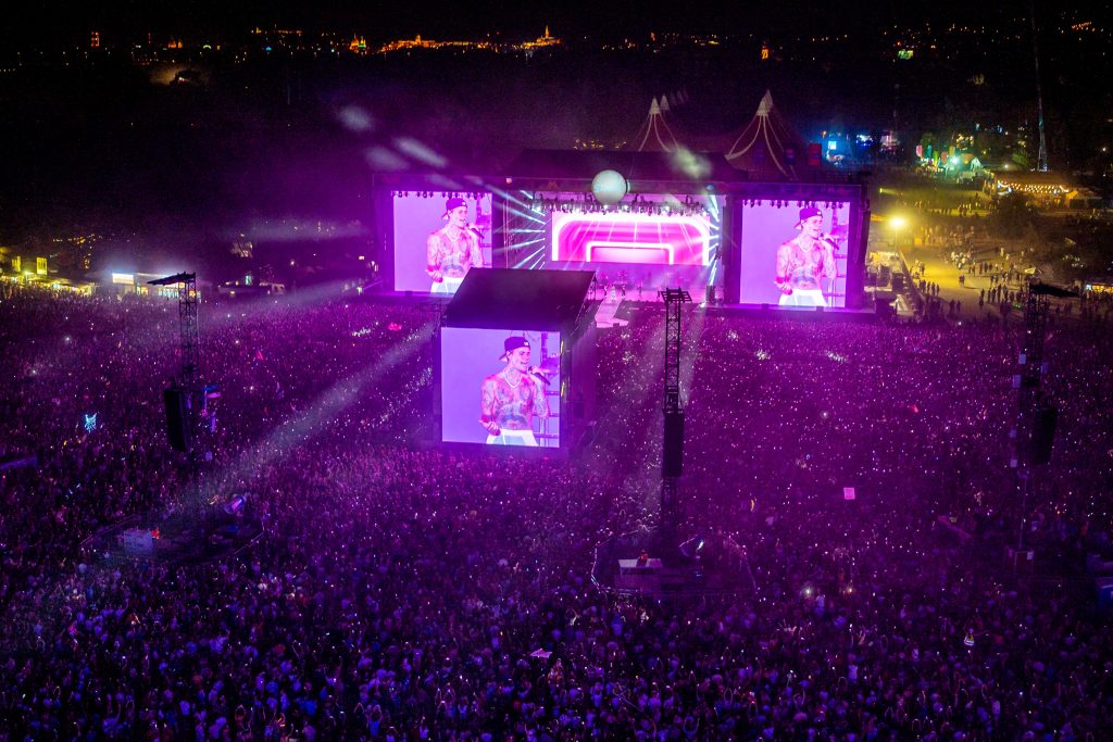 Justin Bieber Sziget 2022