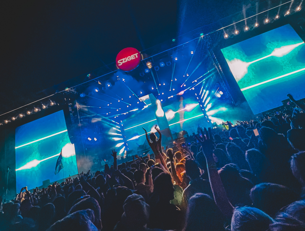 Sziget Calvin Harris Mainstage Publiek 2022