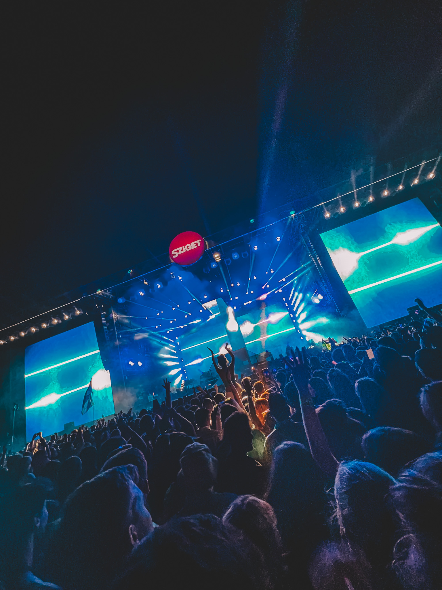 Sziget Calvin Harris Mainstage Publiek 2022