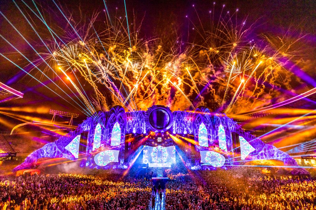 Untold Mainstage 2022 vuurwerk