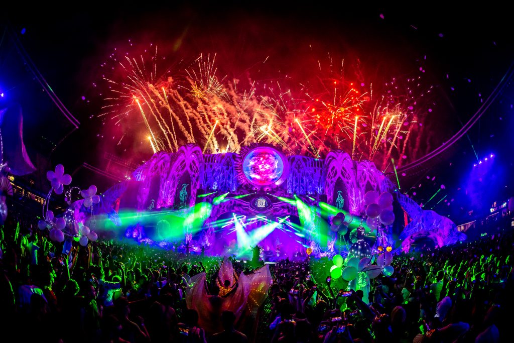 Untold Mainstage 2022 vuurwerk