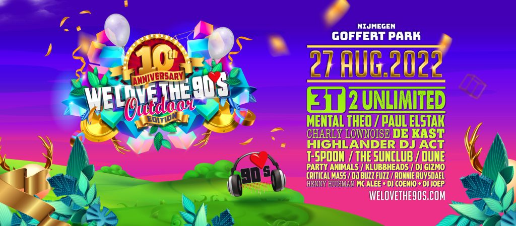 Terug naar het jaren 90 gevoel met We Love the 90’s Festival