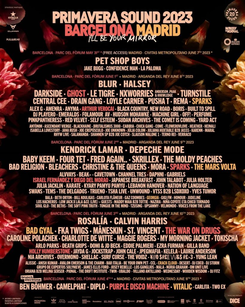 Primavera Sound 2023 Poster