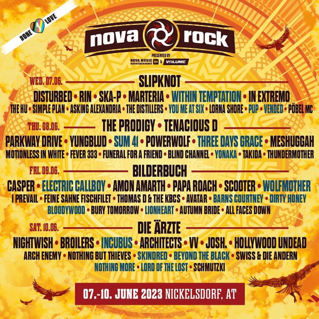 Nova Rock 2023 Poster