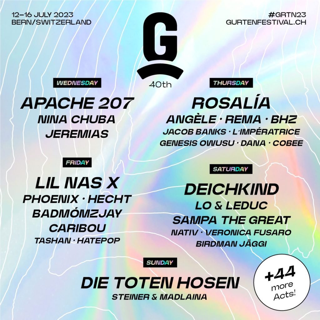 Gurtenfestival 2023 Poster