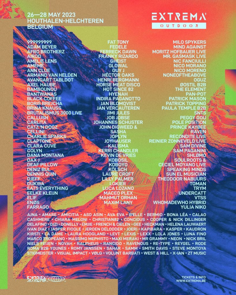XO Belgium (Extrema Outdoor) 2023 Poster
