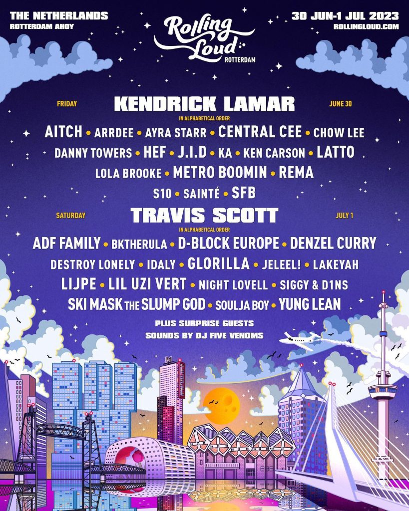 Rolling Loud Rotterdam 2023 Poster