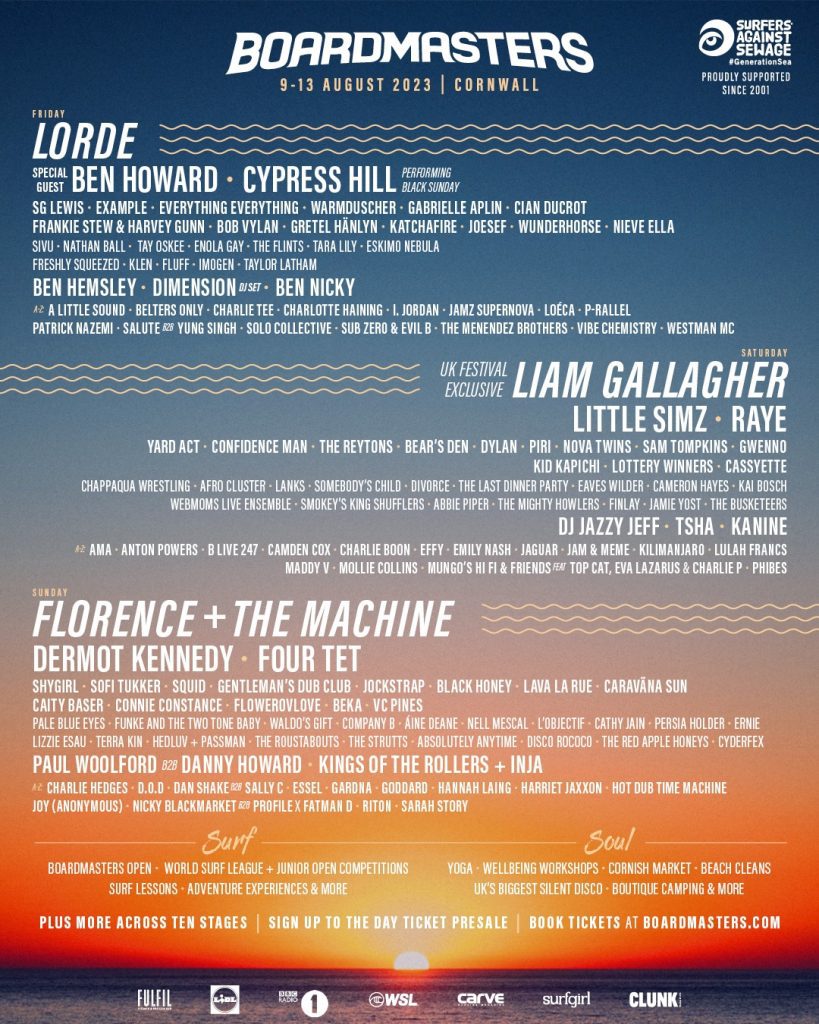 Boardmasters 2023 Poster