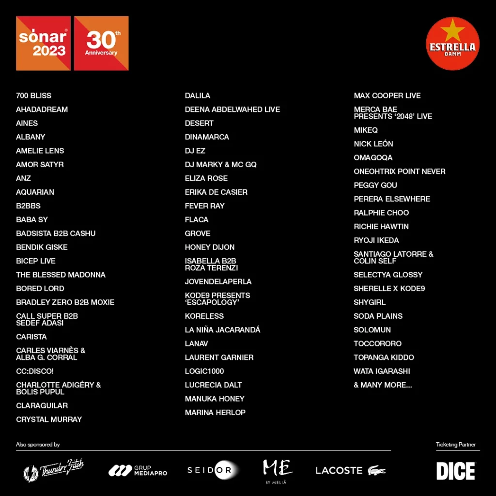 Sónar 2023 Poster