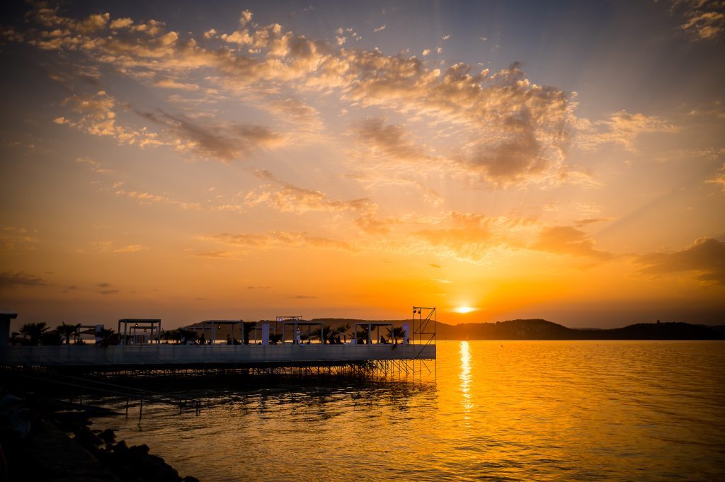 Balaton sound sunset