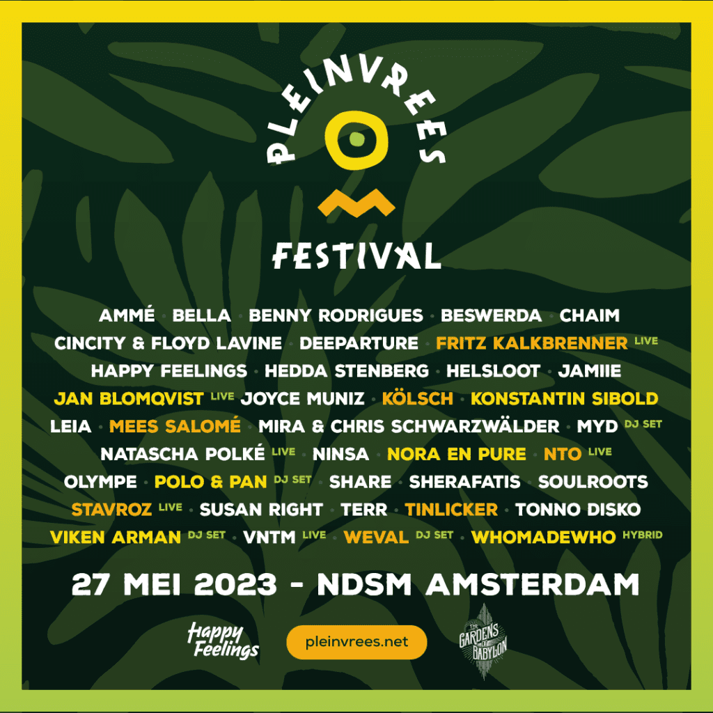 Pleinvrees Festival 2023 Poster