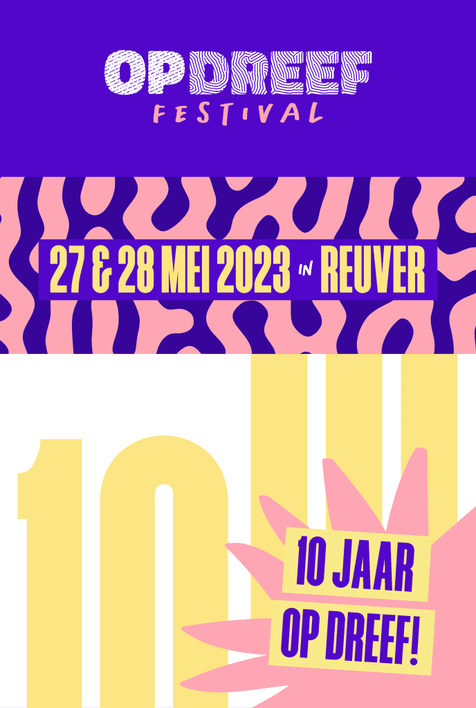 Op Dreef Festival 2023 Poster
