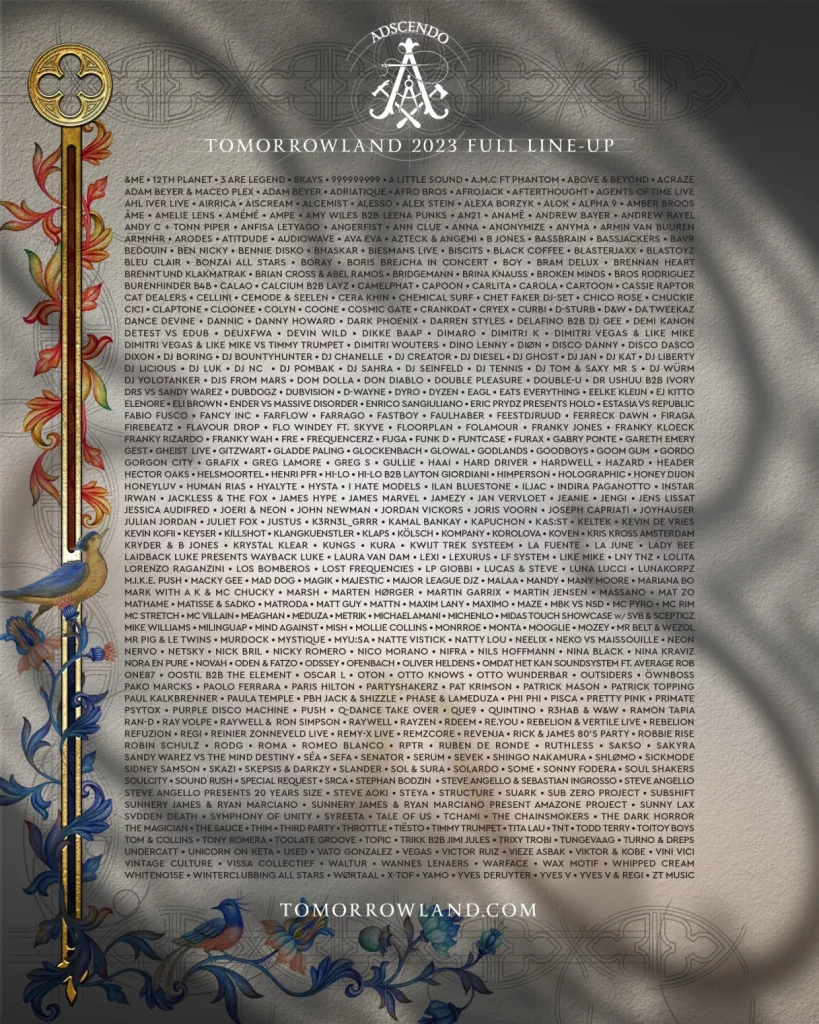 Tomorrowland Belgium 2023 Poster