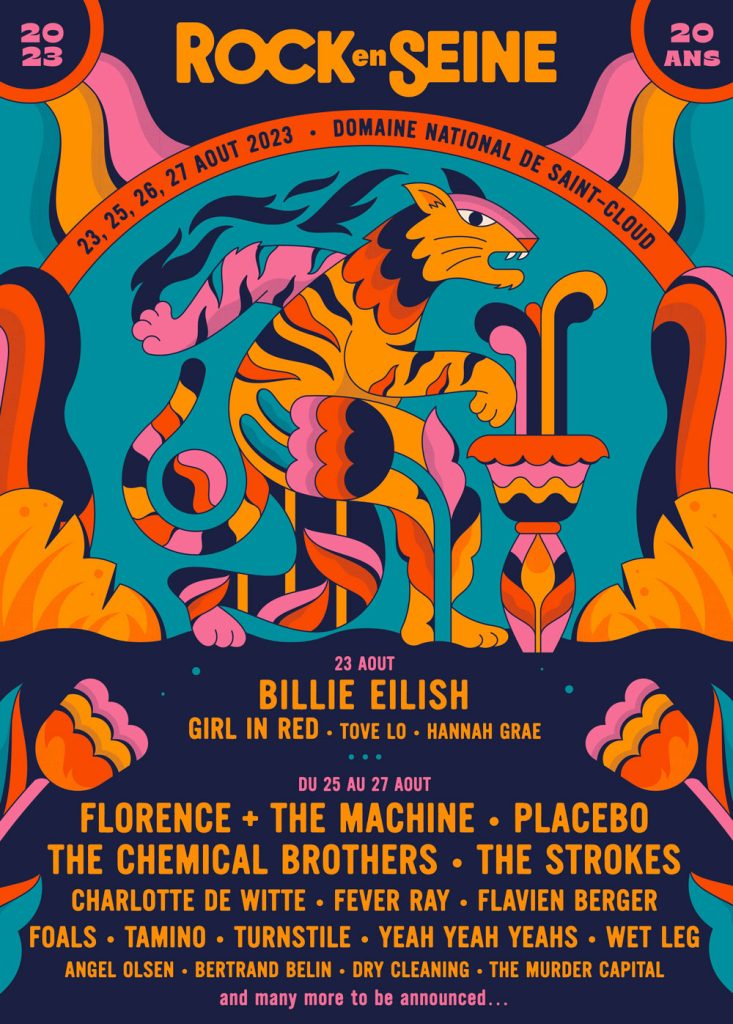 Rock en Seine 2023 Poster