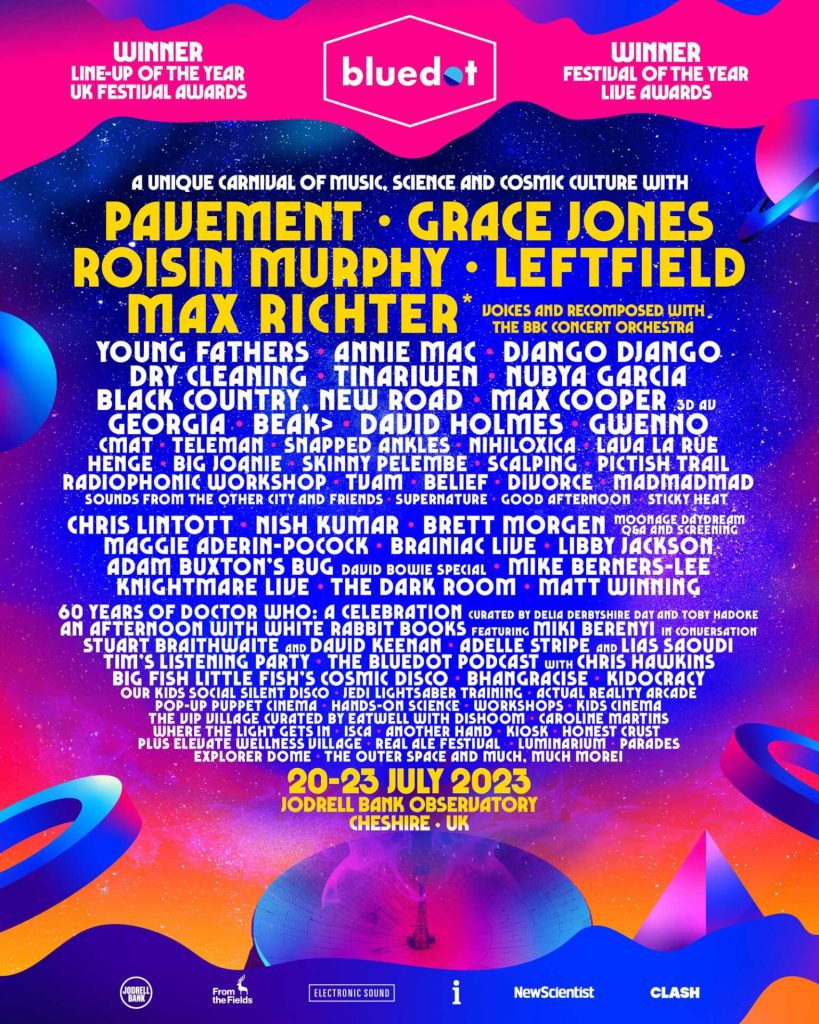Bluedot Festival 2023 Poster