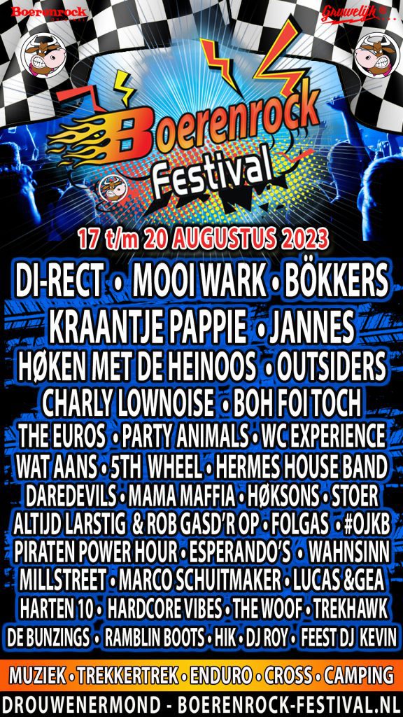 Boerenrockfestival 2023 Poster