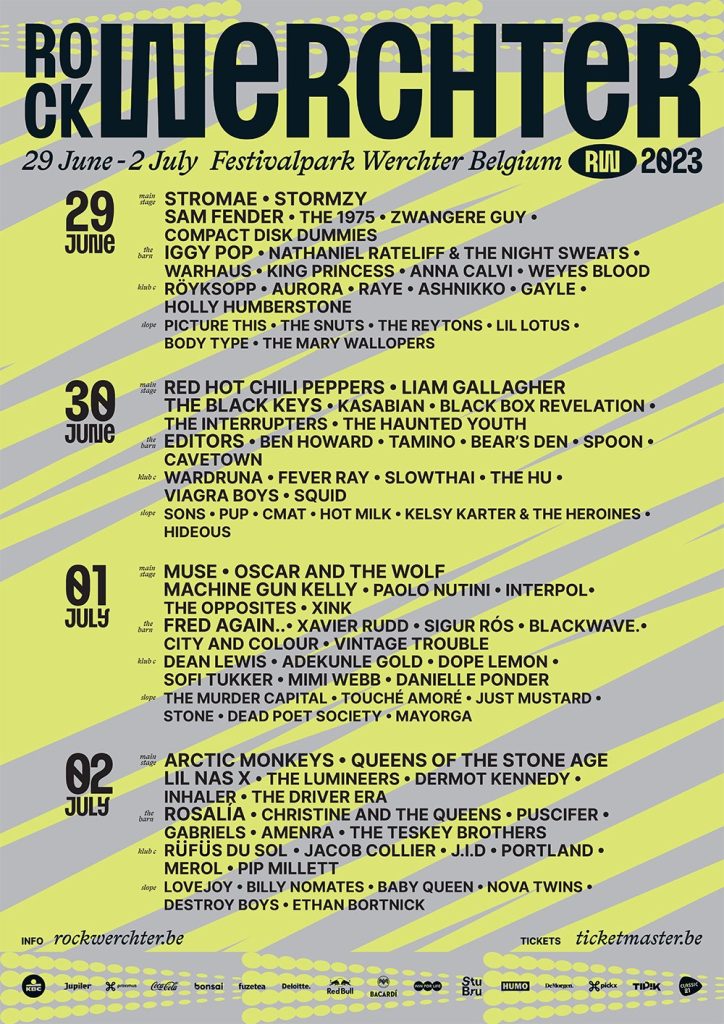 Rock Werchter 2023 Poster