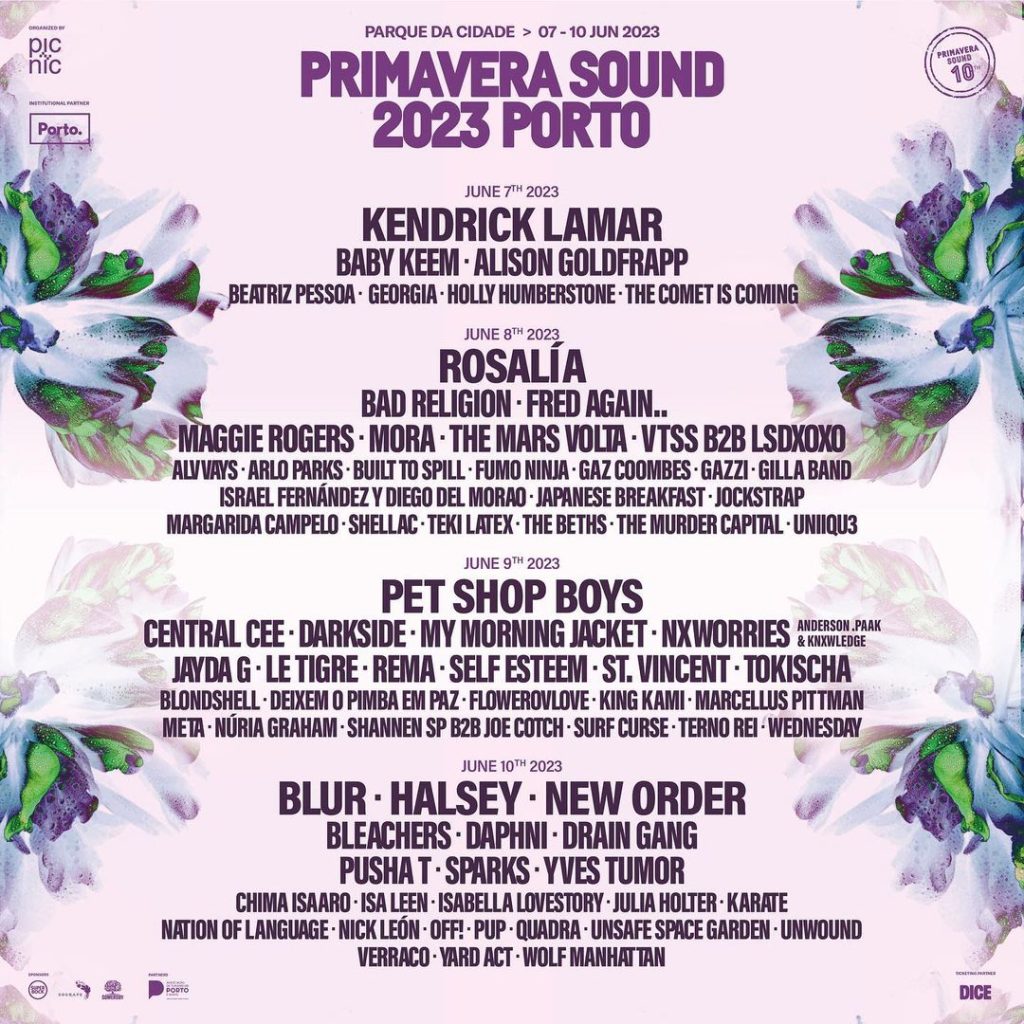 Primavera Sound Porto 2023 Poster