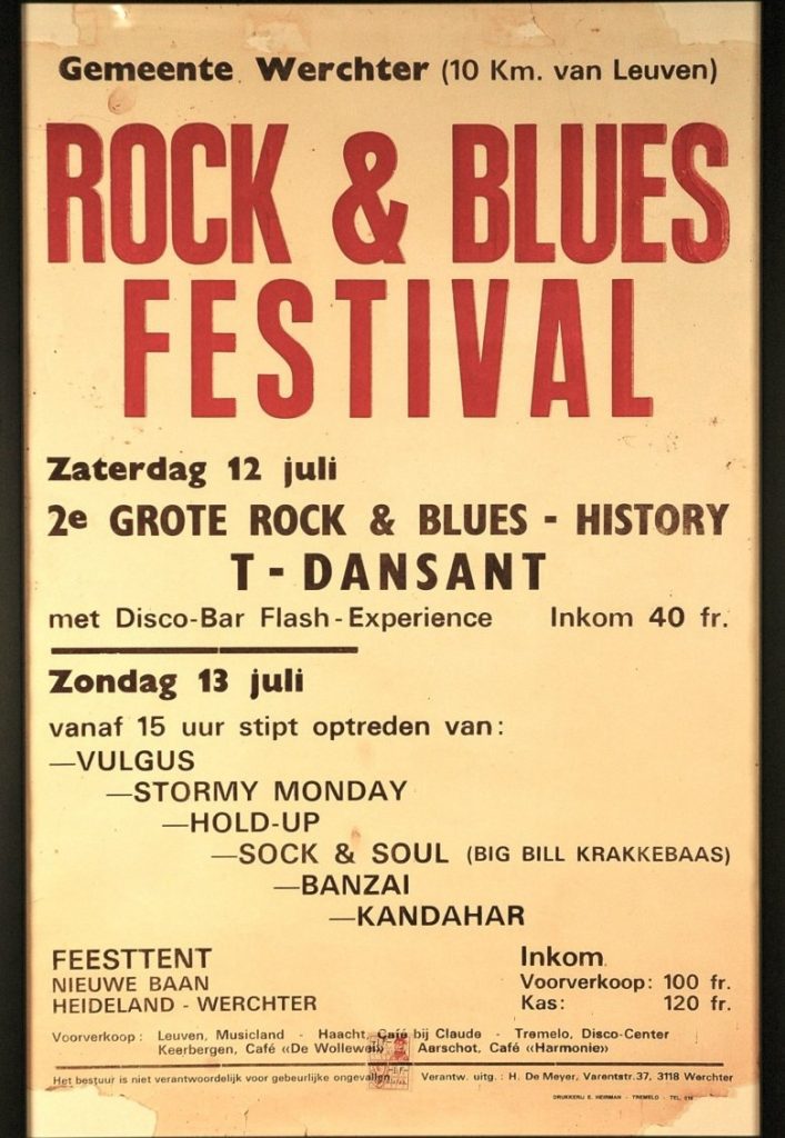 Rock Werchter line-up poster